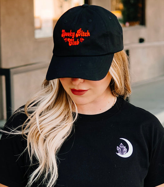 "Spooky Club" Embroidered Dad Hat