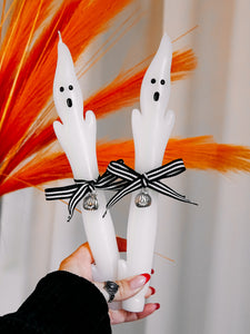 Ghostie Taper Candles