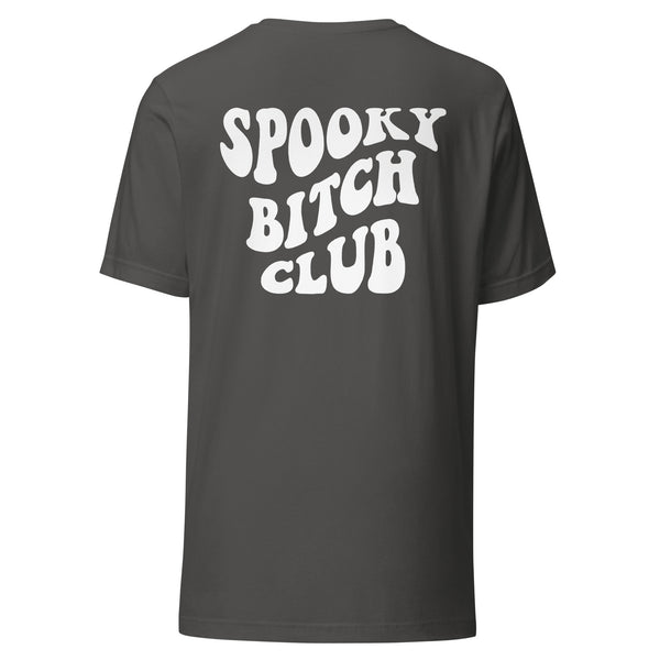 Retro "Spooky Club" Lightweight Unisex Tee