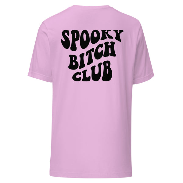 Retro "Spooky Club" Lightweight Unisex Tee