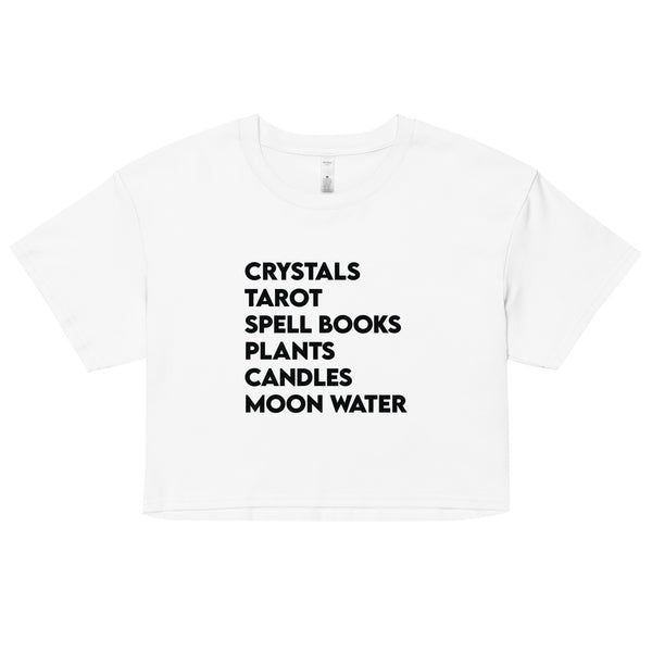 "Witchy Things" Cropped Tee