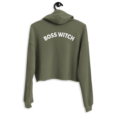 "Boss Witch" Cropped Hoodie