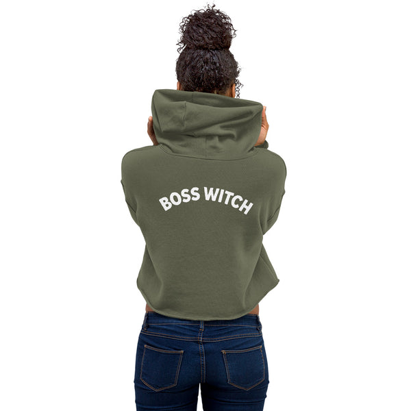 "Boss Witch" Cropped Hoodie