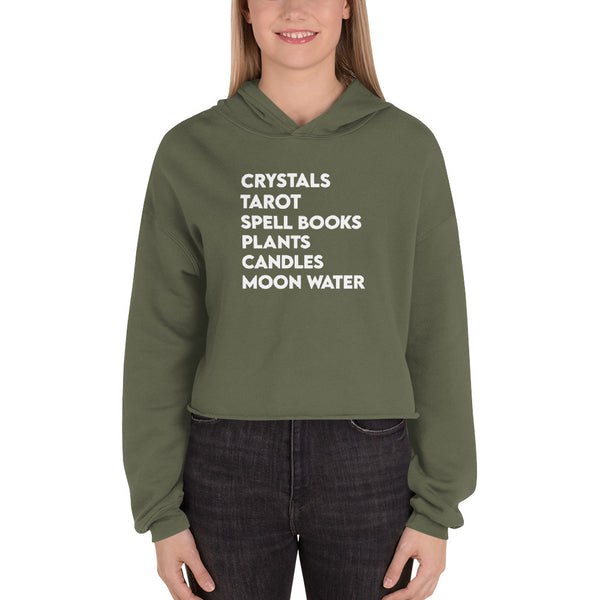 "Witchy Things" Cropped Hoodie