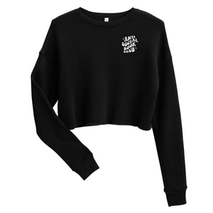 "Anti-Social Book Club" Cropped Sweatshirt