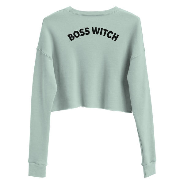 "Boss Witch" Cropped Sweatshirt