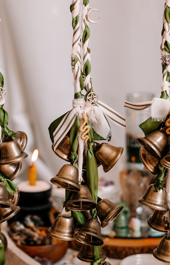 Handmade Witch Bells for Door Protection, Witches Bells for Doorknob 