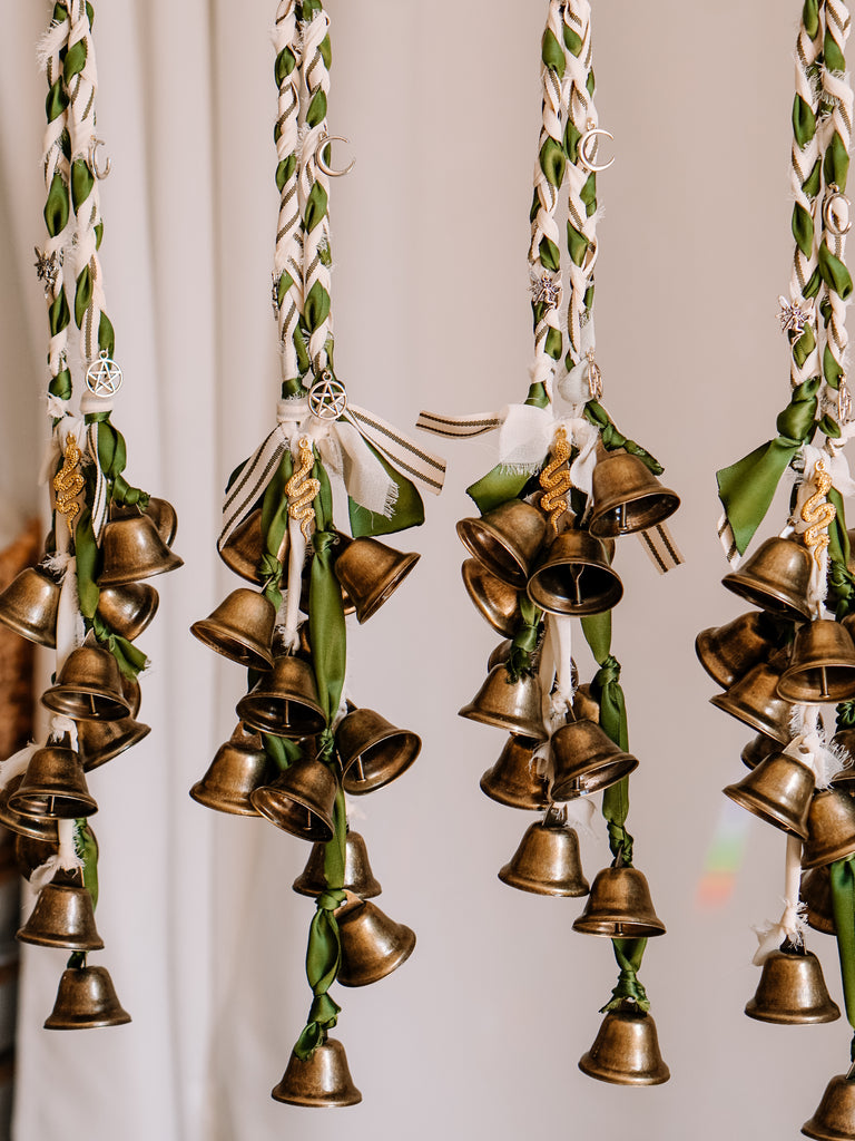 Brass Bells Festive Door Hanger