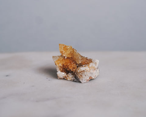 White + Citrine Spirit Quartz Crystal