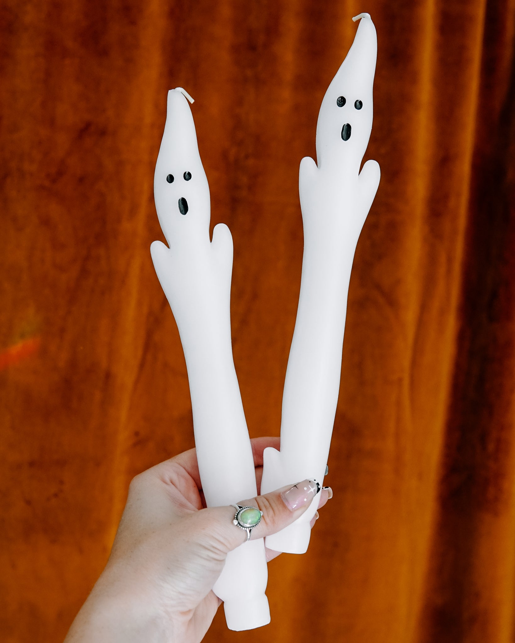Ghostie Taper Candles