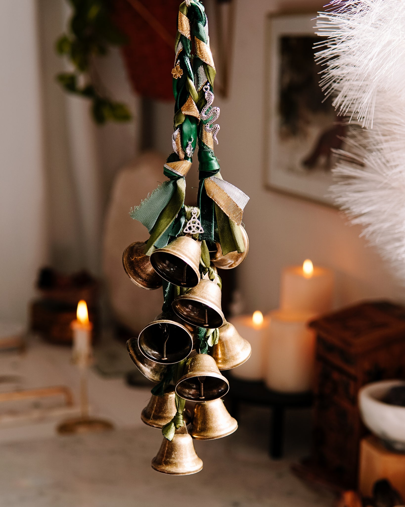 Door Hanger Witch Bells: Luck Of The Irish🍀 – Twig And Stone