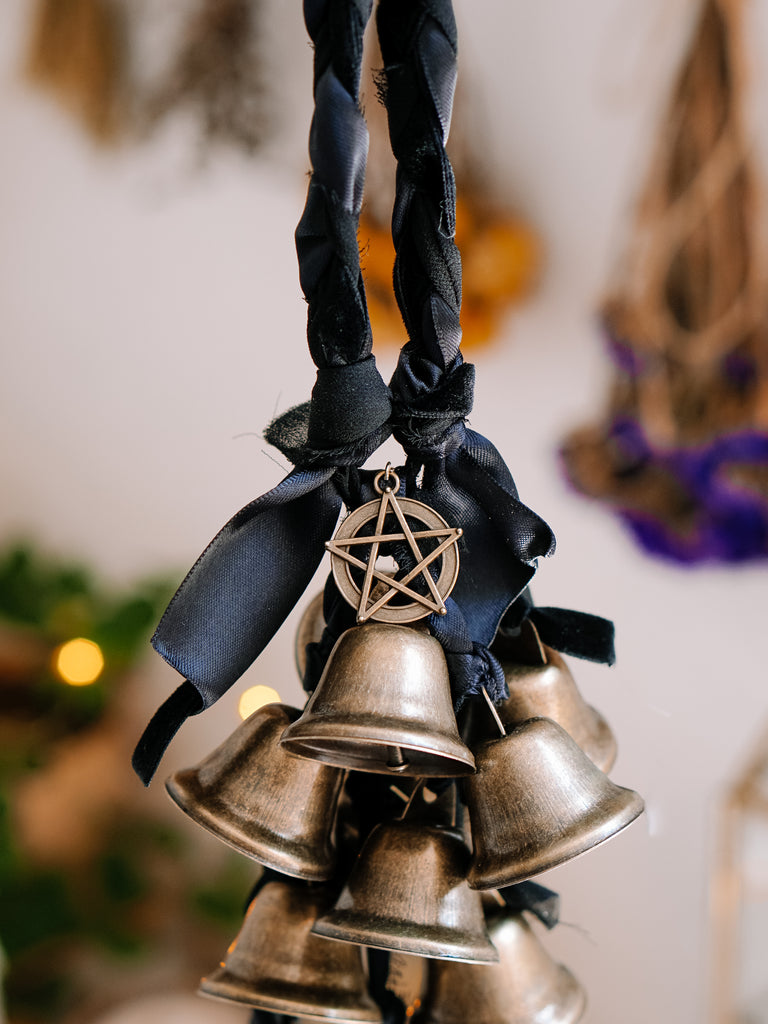 Door Hanger Witch Bells: Midnight Magick – Twig And Stone