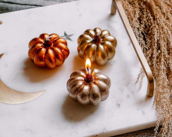 Pumpkin Altar Candles