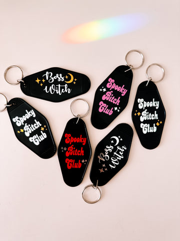 Spooky Motel Keychains