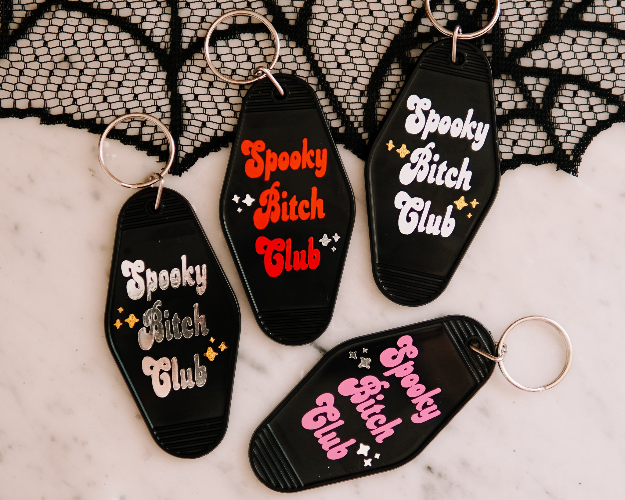 Spooky Motel Keychains
