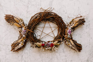 Triple Goddess Wreath