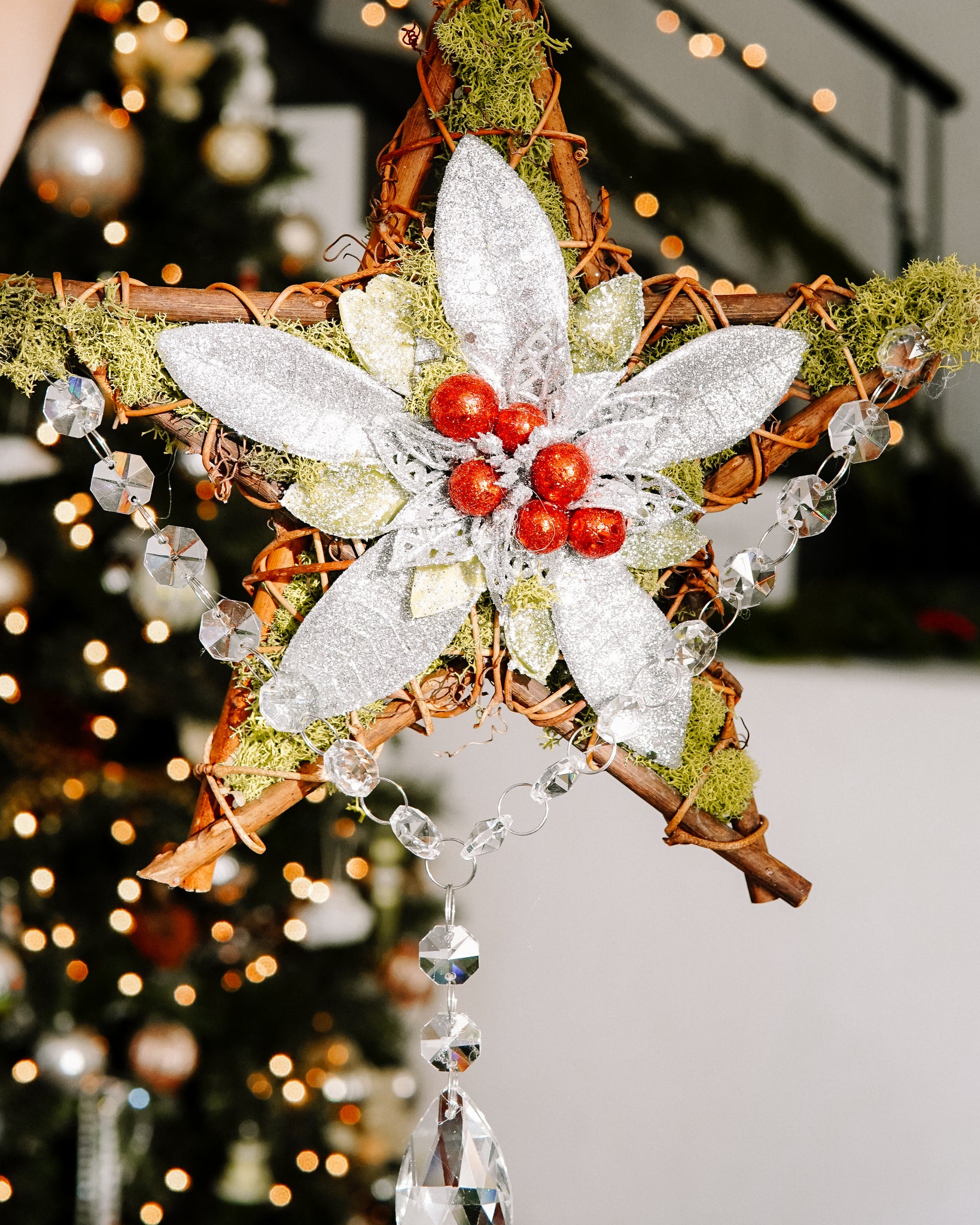 Woodland Star With Crystal Prisms
