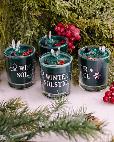 Winter Solstice Altar Candles