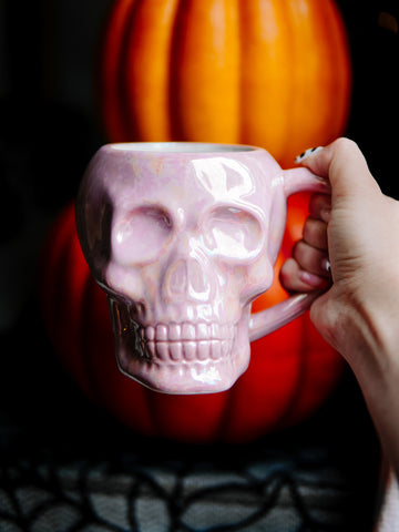 Iridescent Skull Mug